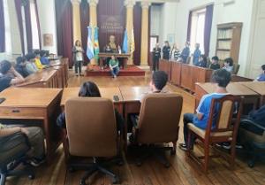 Alumnos de la Escuela Técnica 2 visitaron el Concejo Deliberante 